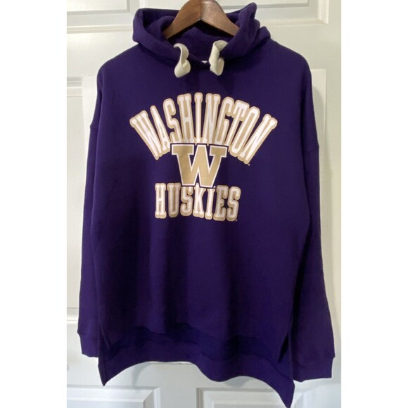Washington Huskies Women's M Hoodie Rivalry Threads Jacket Pullover Sweatshirt - Picture 1 of 10